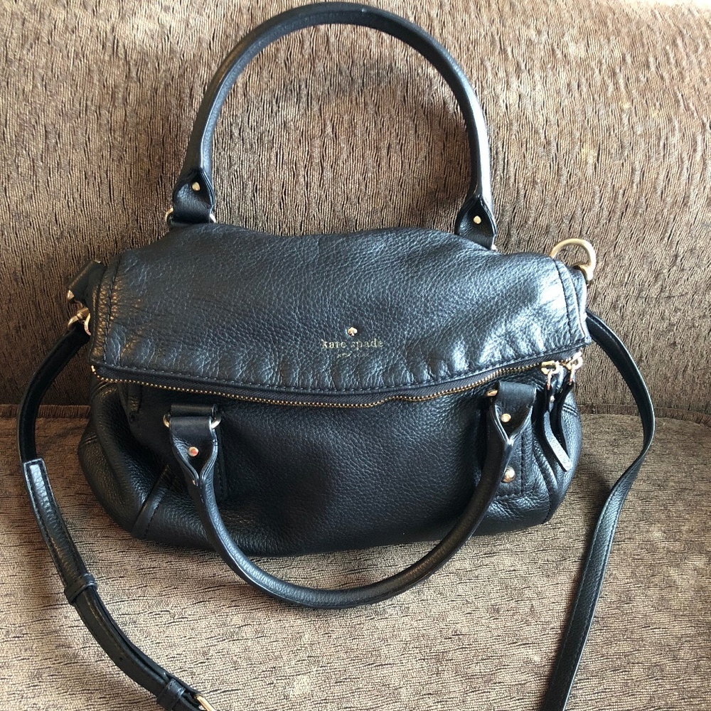 Kate Spade Black Leather Crossbody